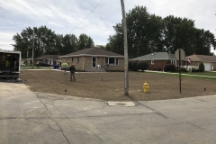 Front Yard Ready for Grass Seed