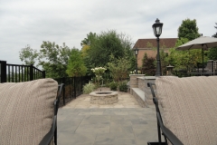 Fire Feature and Seat Wall 5