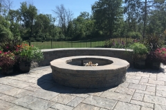 Fire Feature and Seat Wall 2