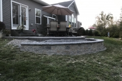 Rear Patio with Wall 2