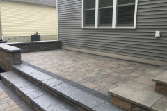 Rear Patio with Steps 1