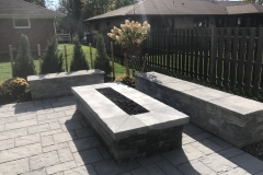 Fire Feature and Seat Wall 7