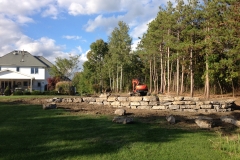 Boulder Wall Construction