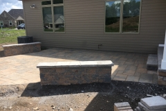 Rear Patio with Seat Wall