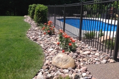 Pool & Fence Landscape