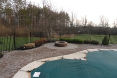 West Seneca Fire Pit Patio Before